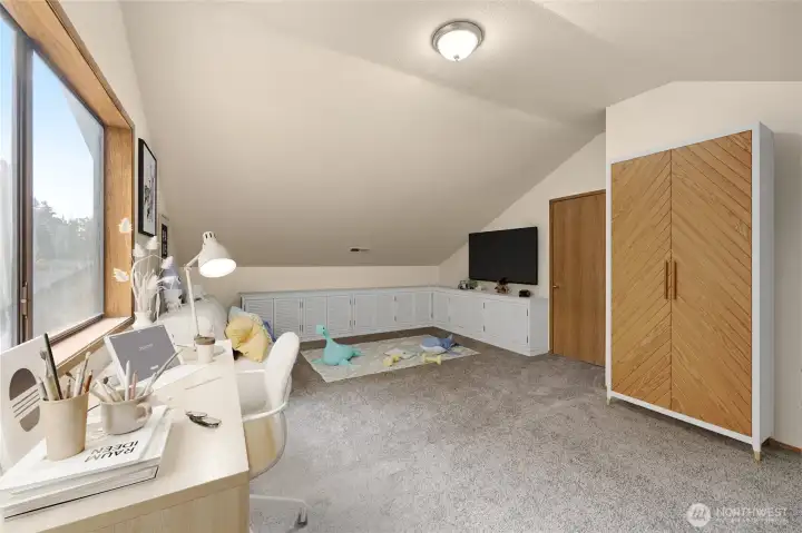 Bonus Room- Upstairs *Digitally Staged