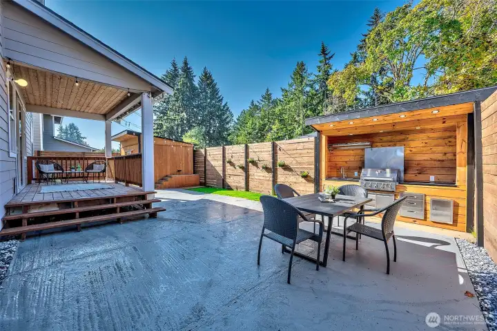 Low maintenance yard with plenty of space for entertaining or relaxing!