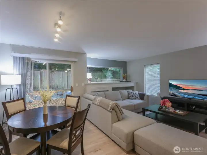 Plenty of windows allowing natural light