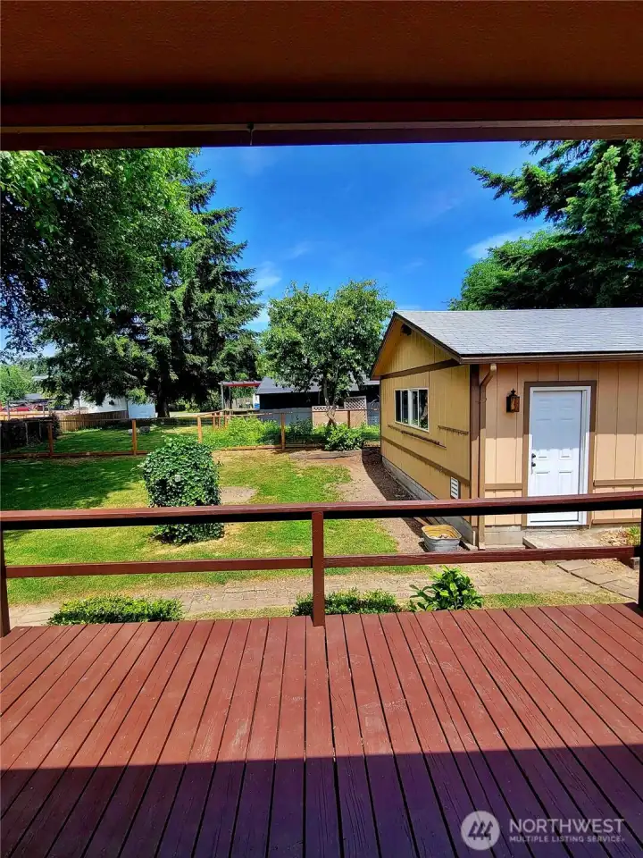 Deck from Dining room