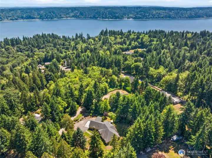 Just 10 minutes to downtown Gig Harbor, this location balances privacy with convenience.