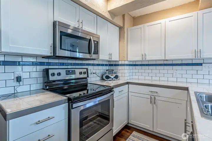 Freshly updated kitchen.