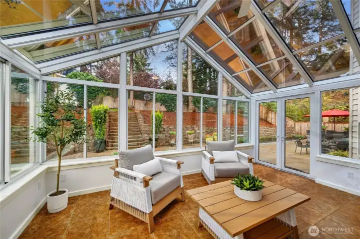 Photo adjusted virtually for weather.