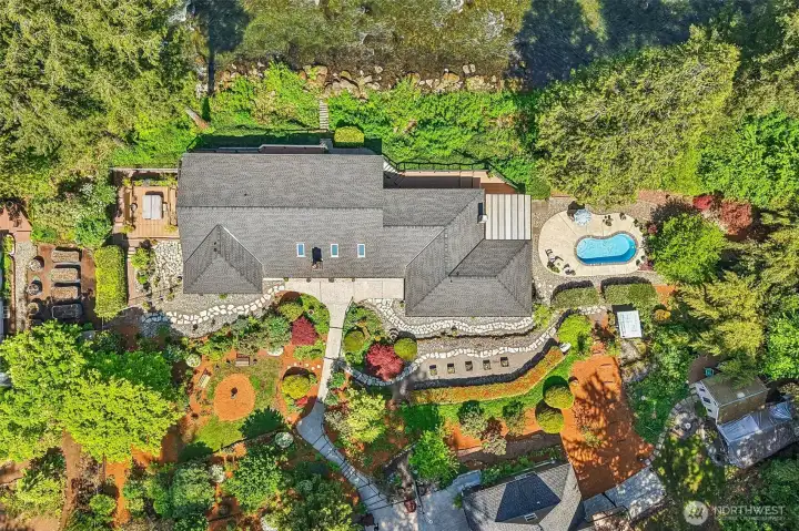 Aerial of property