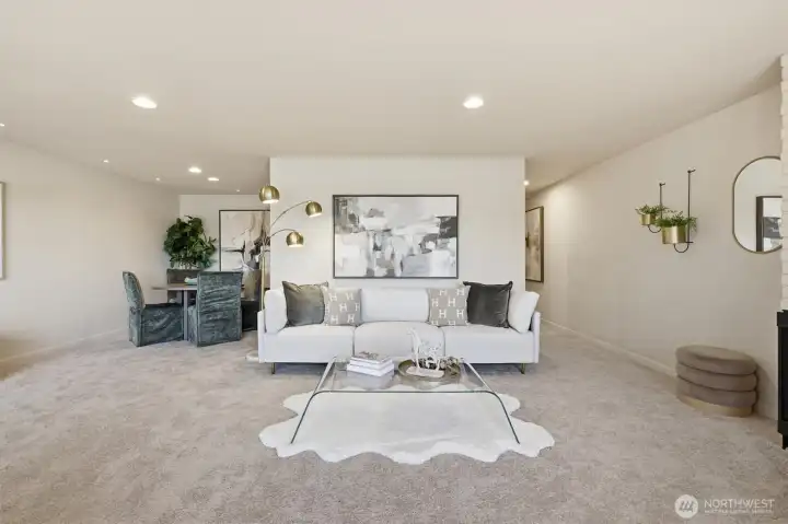 Ideal, open layout with great flow.