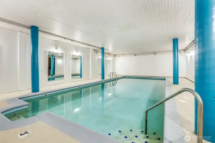 Indoor pool for year-round enjoyment.