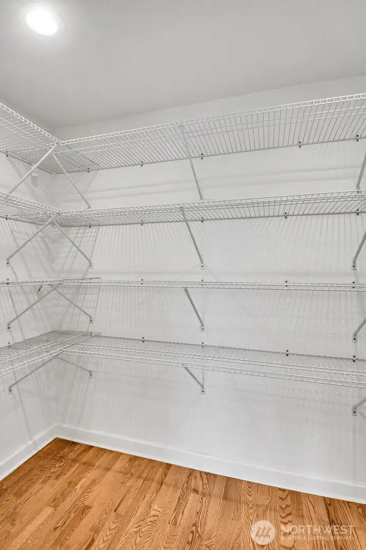 Pantry space for everything! Pantry space for everything!