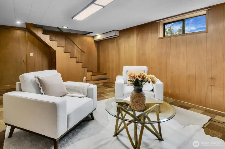 Use it as-is today, or reimagine it over time. The door on the left leads to the garage, AND 2 additional bonus storage rooms. Use it as-is today, or reimagine it over time. The door on the left leads to the garage, AND 2 additional bonus storage rooms.