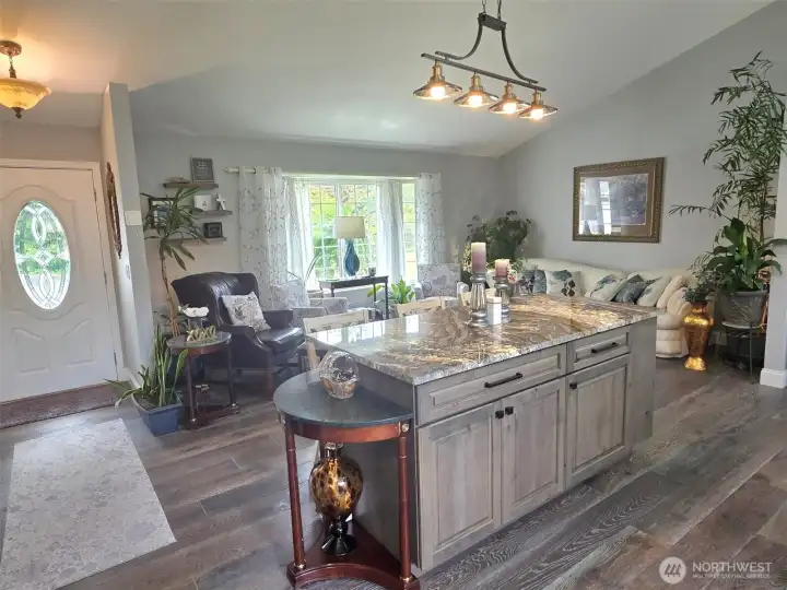 Open concept living.