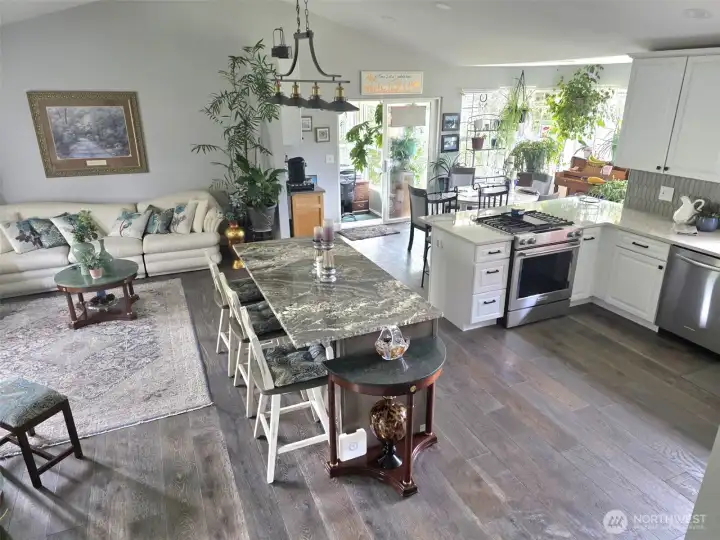 Open concept design.