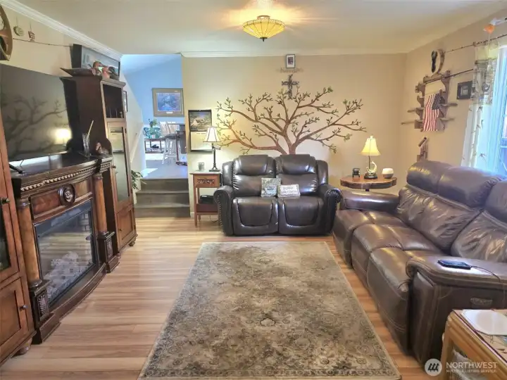 Cozy family room.