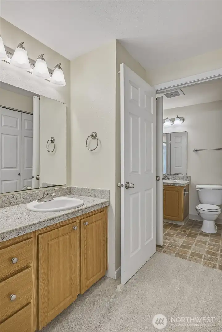 Two vanities.