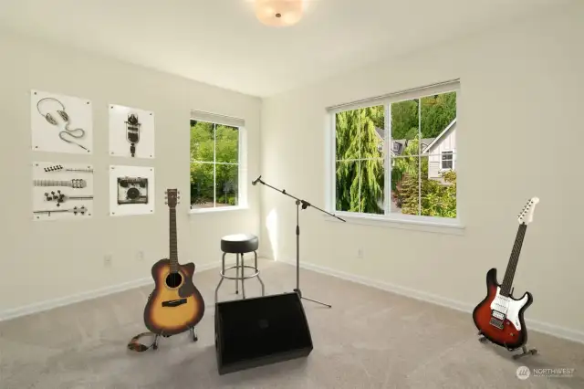 4th Bedroom Upstairs (Virtually Staged)