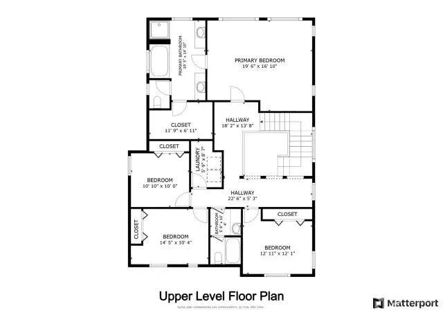 Upper Level Floor Plan