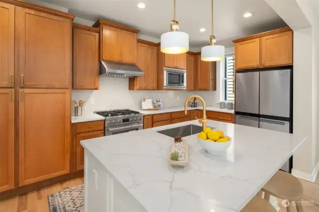 Large Kitchen Island with Seating