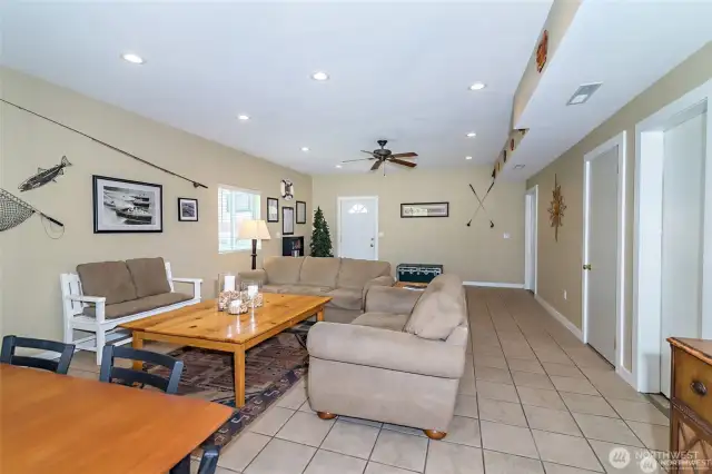View looking towards the front door.