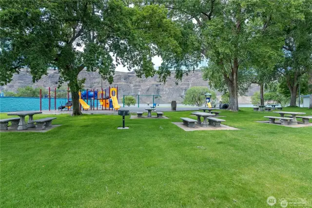 Park where there are lots of activities and bands to enjoy!