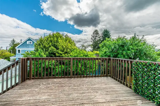Upstairs Deck