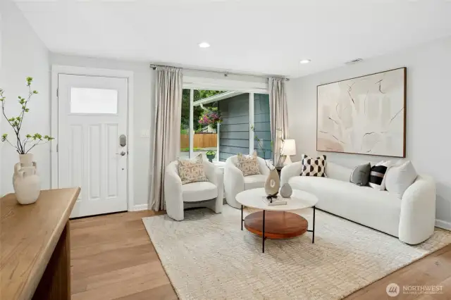 Spacious yet cozy and warm with designer colors - so well thought out!