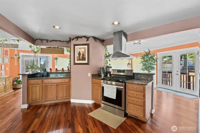 Main level kitchen