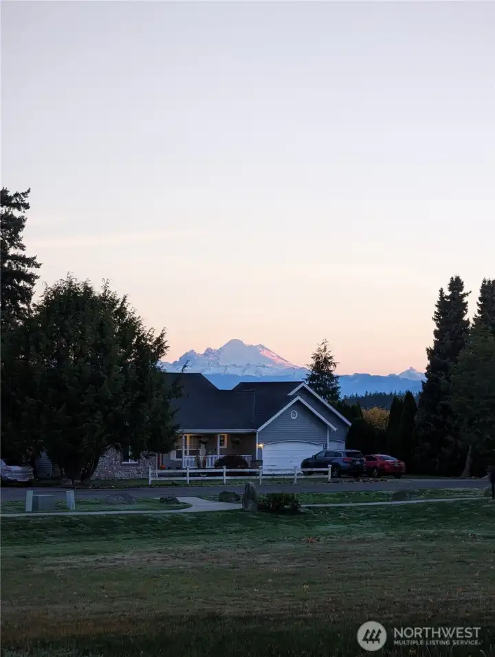 This is the view from the walking trail in the community.