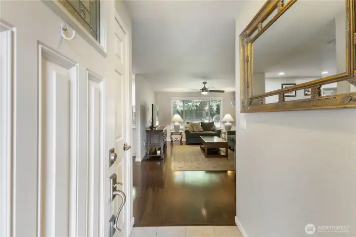 Welcoming entry.