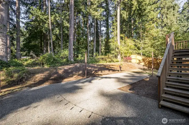 Expansive patio