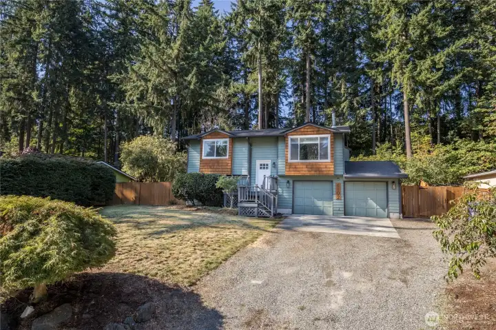 Large front yard plus RV parking area