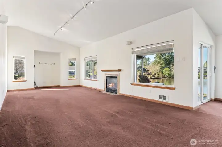 Water views from almost every window