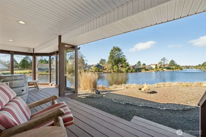 Views everywhere your head turns from the back deck