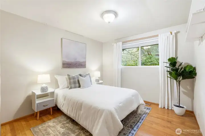 2 of 2 bedrooms on the main level