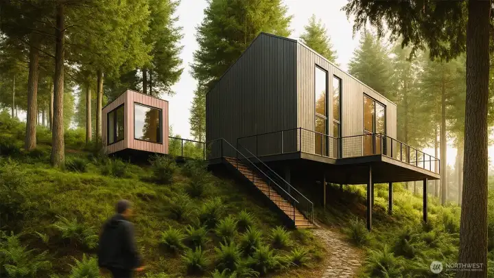 Rendering of cabin