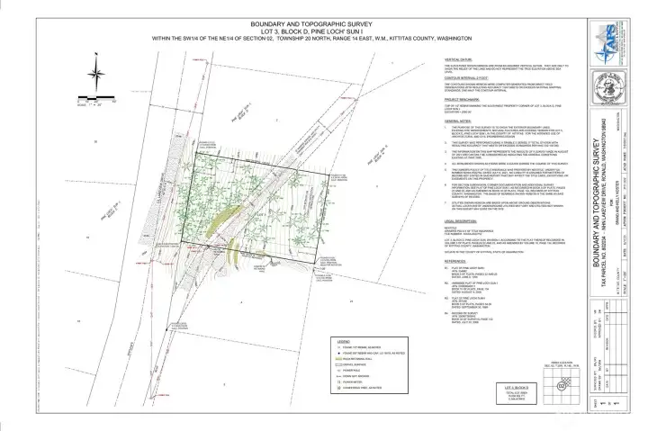 Survey with topo and trees
