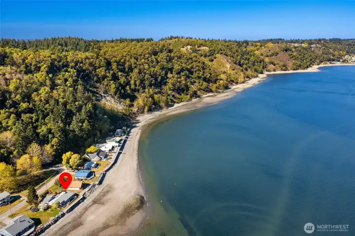 Adjacent Marine Park in Background