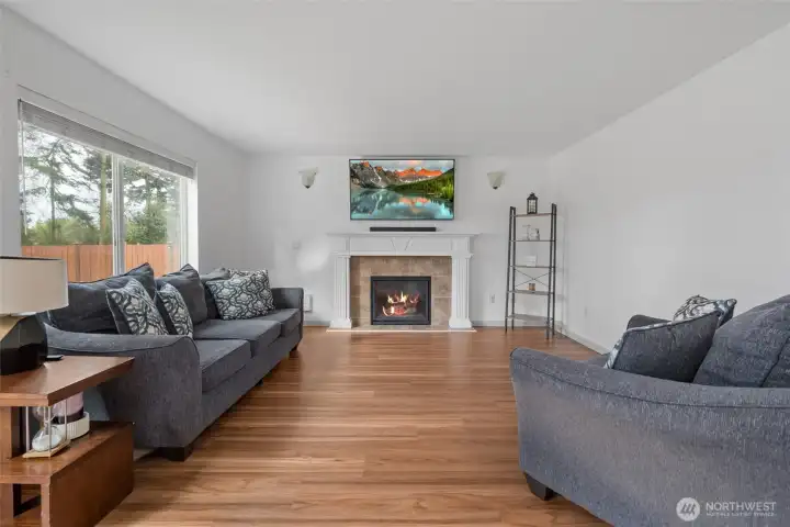 Natural gas fireplace, newer interior paint throughout.
