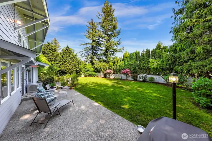 Patio off of kitchen/living room