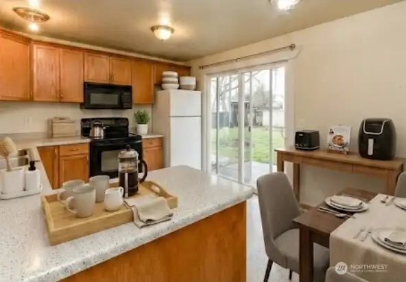 Virtually Staged Kitchen