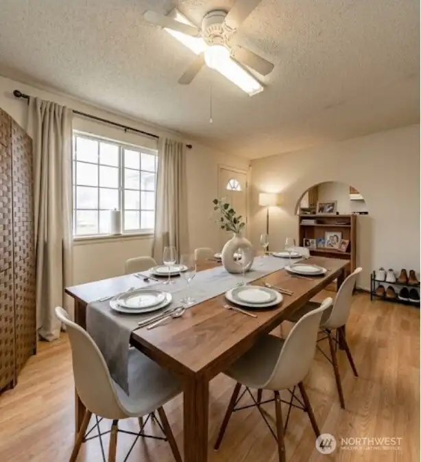 Virtually Staged Dining Room