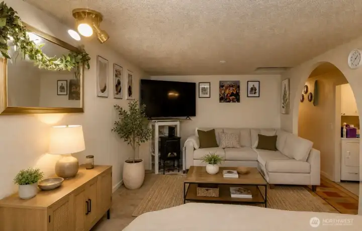 Virtually Staged Living Room