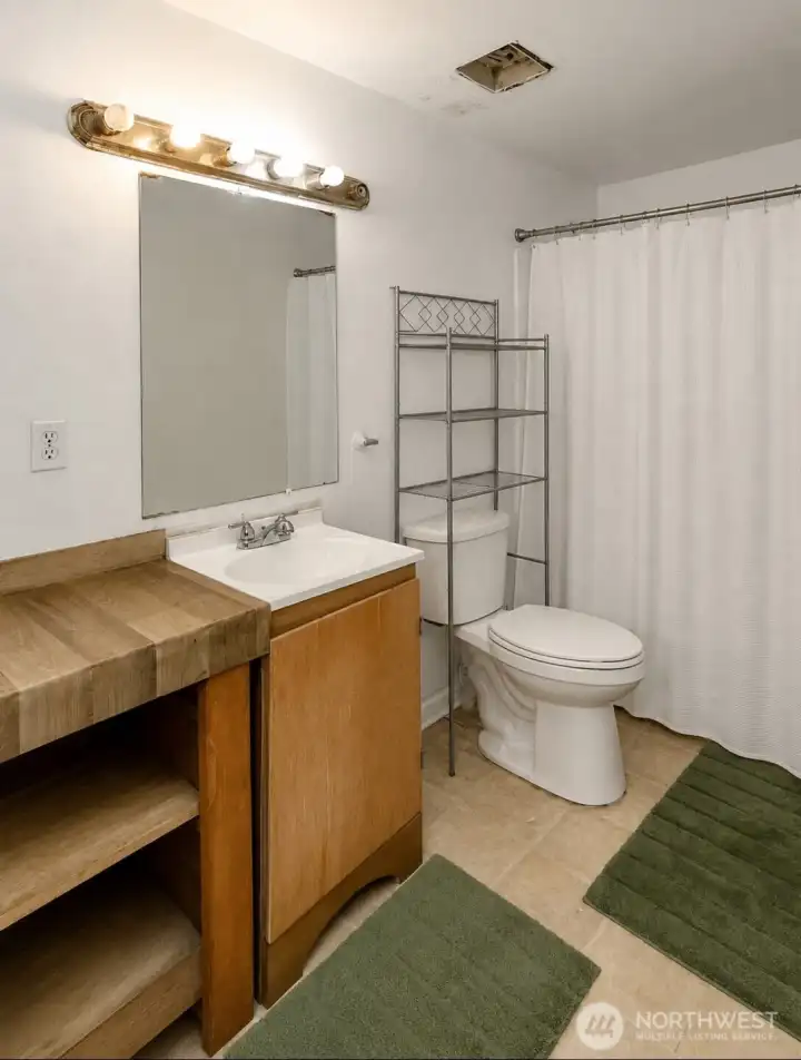 Virtually Staged Bathroom