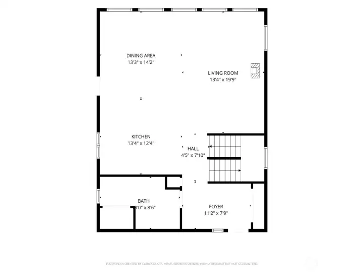 Main Floor with deck access Main Floor with deck access