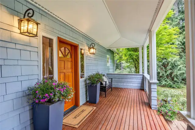 Enjoy the Lovely Front Porch in Every Season