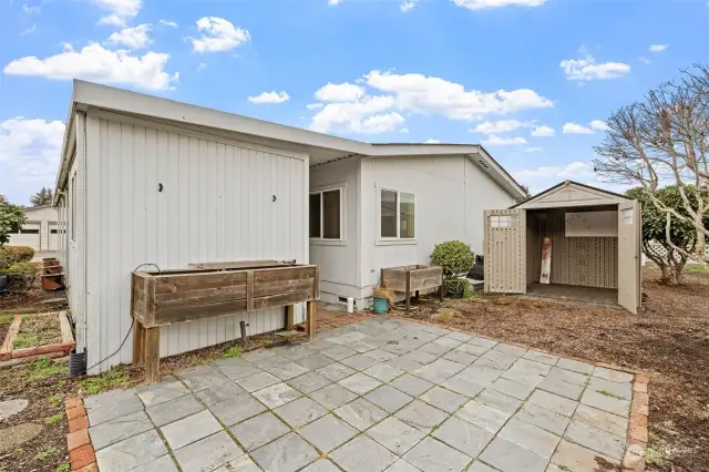 Great space for gardening or make it your own little Oasis.