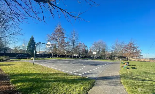 Sport court at the park.