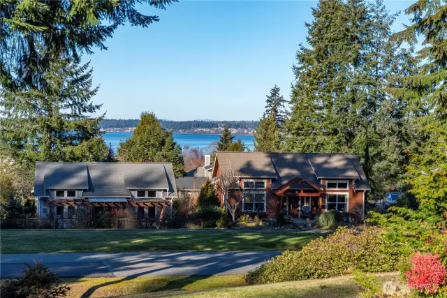 water views from the home and front deck.