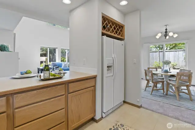 Built in Wine Rack