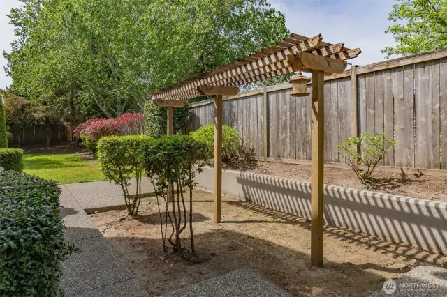 Lovely Trellis and Beds