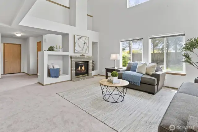 Light filled, Large Living Room