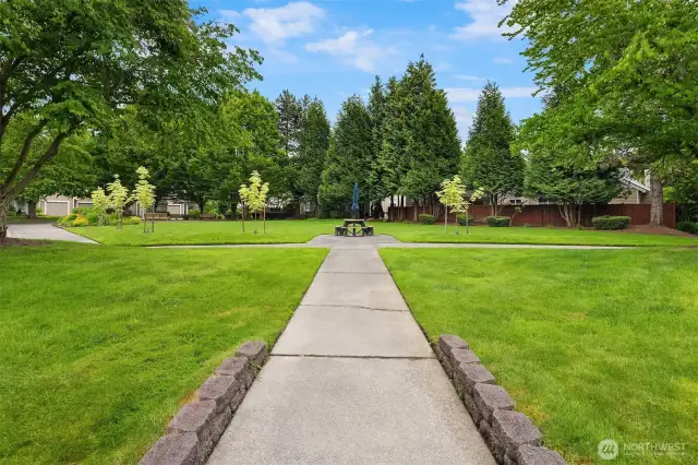 Beautiful open space just across from this unit.