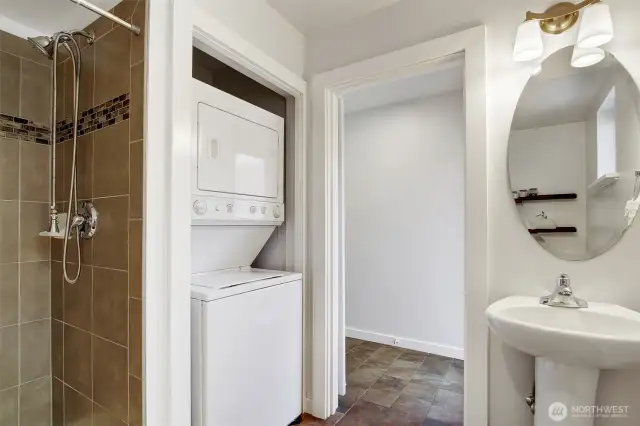 Washer and dryer are included in the sale!